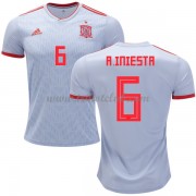 Španělsko reprezentace A. Iniesta 6 fotbalové dresy venkovní 2018..